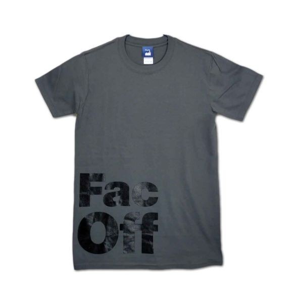 Factory 251 Tシャツ ファクトリー・レコーズ Fac Off GREY Factory Records M_画像1