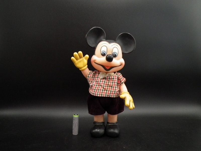ビンテージ ミッキーマウス ソフビ人形 メーカー不明 パチモン ビンテージ ミッキーマウス ソフビ人形 メーカー不明 パチモン