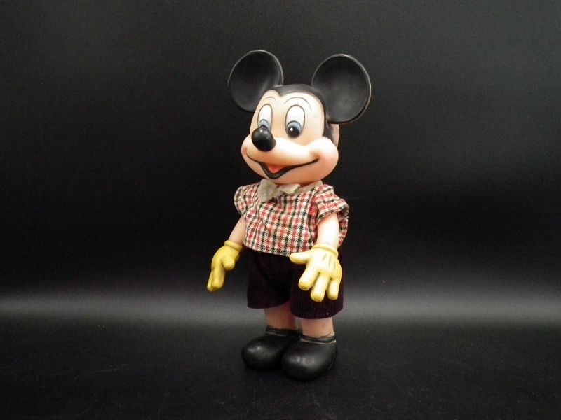 ビンテージ ミッキーマウス ソフビ人形 メーカー不明 パチモン ビンテージ ミッキーマウス ソフビ人形 メーカー不明 パチモン