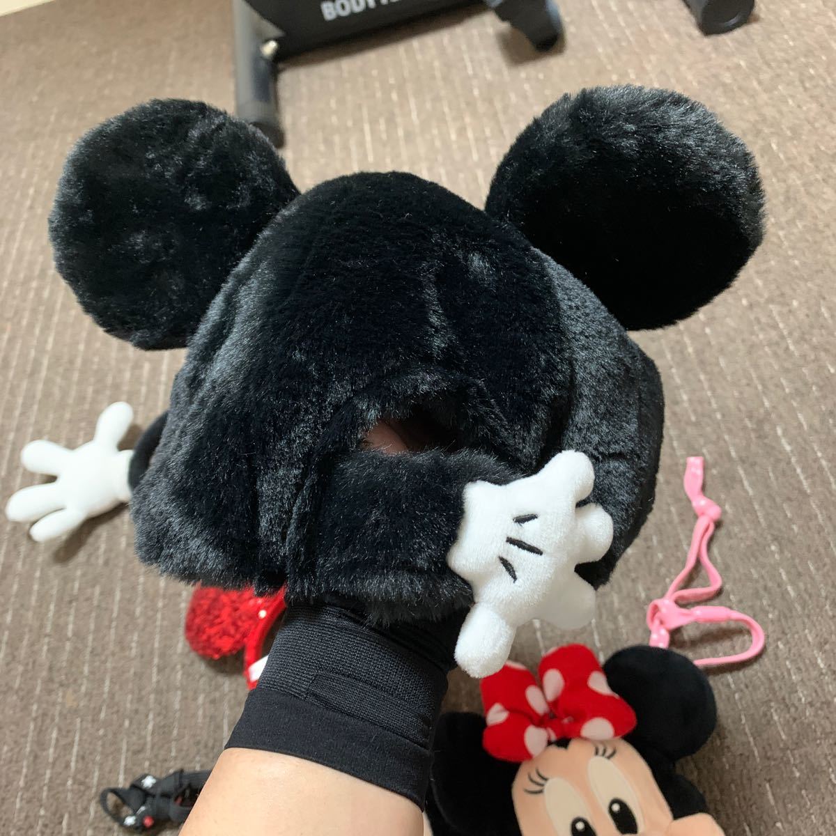 Disney ミッキーマウス＆ミニーマウス パスケース カチューシャ