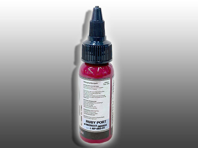 【刺青・タトゥー】【DYNAMIC】Reach Compliant インク ( 30ml ) ルビー ポート_画像2