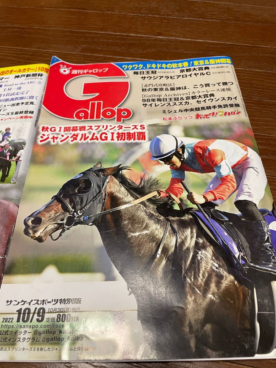 ギャロップ 週刊Gallop 競馬雑誌 写真以外にもほとんどあります