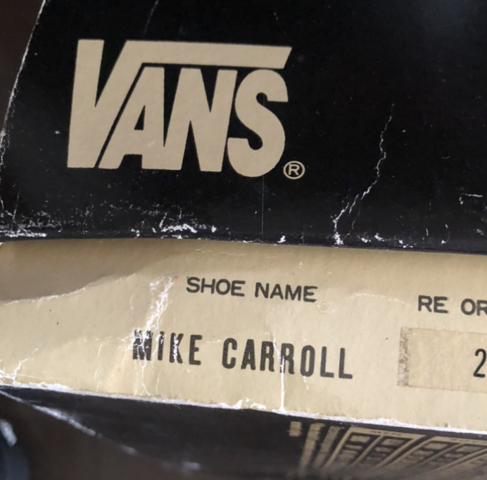  редкий!VANS MIKE CARROLL чёрный оригинал DEAD STOCK Carol GIRL SKATE FOURSTAR. skate бренд нравится тоже SUPREME MC изначальный шуточный товар 