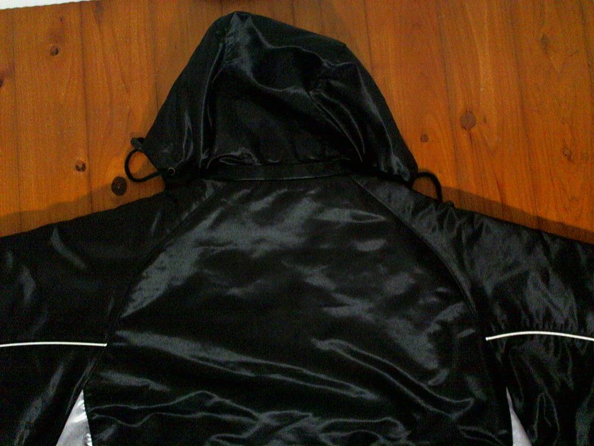 * free shipping * Asics [asics] bench coat Zip up parka cotton inside long jacket jumper M JSAPO black gray 