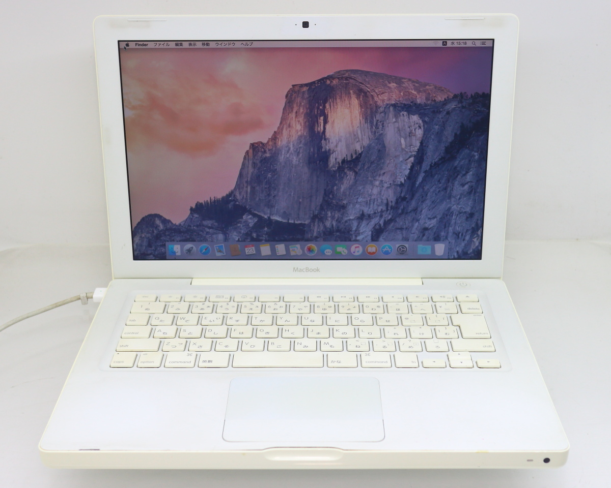 Apple MacBook A1181/13.3/Core2Duo 2.13GHz/Mid2009/2GB memory /HDD160GB/ battery NG shut down defect /OS X Yosemite Junk #1124