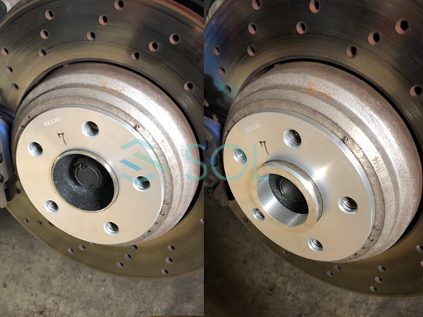 送料185円 アウディ TT A3 S3 (8P/8V) Q2 TT (8S/FV3) アルミ鍛造 フロント ホイールハブ延長 アダプター 5mm 57.1 2個セット_画像5