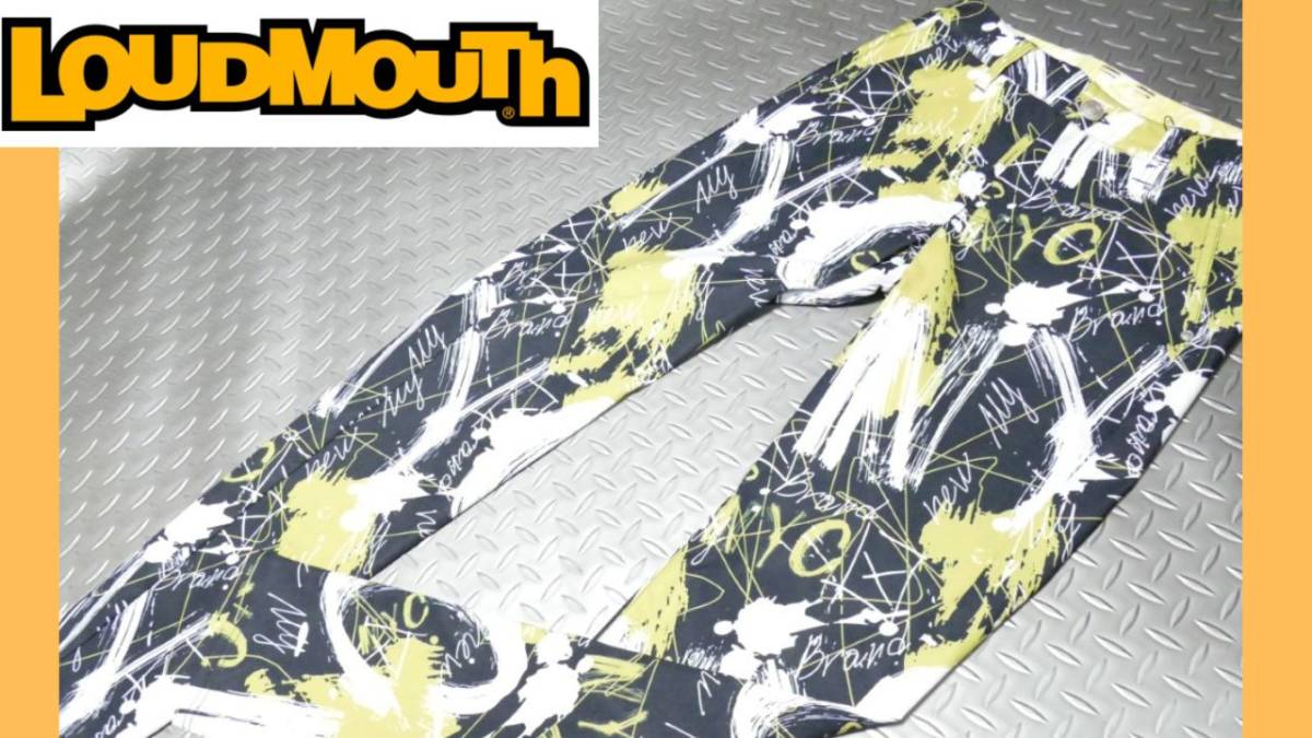 国内初の直営店 SLU42★2022年秋冬モデル★サンプル品★LOUDMOUTH★ラウドマウスゴルフ★ポリエステルツイル柄ロングパンツ★M/The Bronx 9号~ 国内初の直営店 SLU42★2022年秋冬モデル★サンプル品★LOUDMOUTH★ラウドマウスゴルフ★ポリエステルツイル柄ロングパンツ★M/The Bronx 9号~