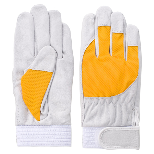 Athlete F-505 pig leather FGC protection . gloves leather yellow L