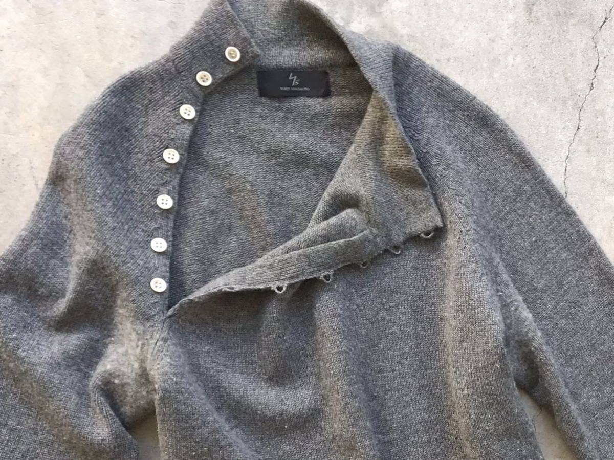 Y's YOHJI YAMAMOTO ハイネック仕様 ロング丈ウールニット Y's YOHJI YAMAMOTO ハイネック仕様 ロング丈ウールニット