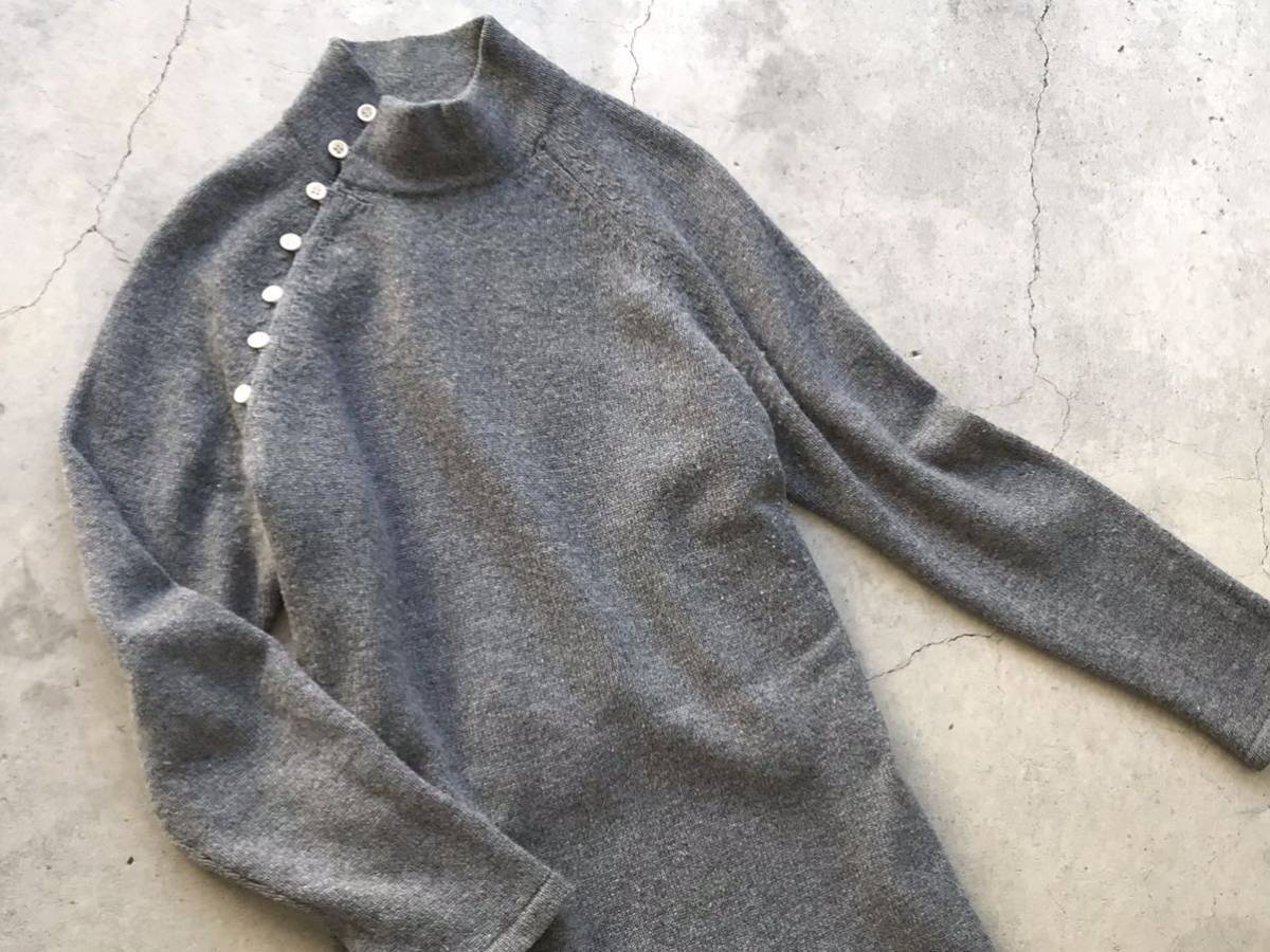 Y's YOHJI YAMAMOTO ハイネック仕様 ロング丈ウールニット Y's YOHJI YAMAMOTO ハイネック仕様 ロング丈ウールニット