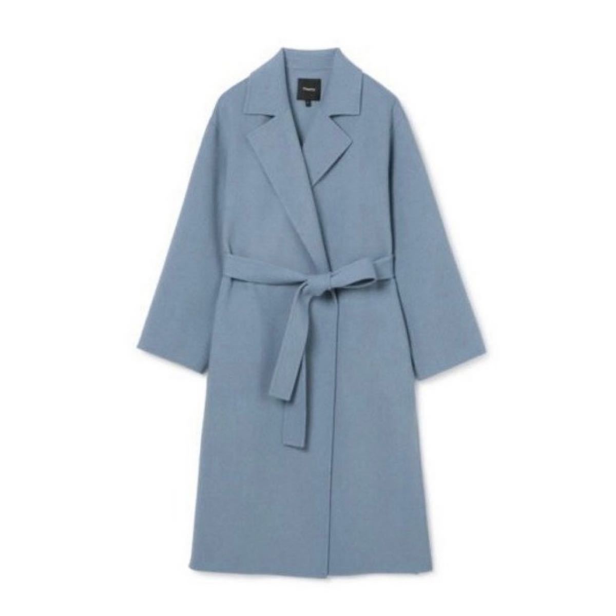 Theory 21AW 完売 ダブルフェイス ミディ丈ガウンコート|PayPayフリマ