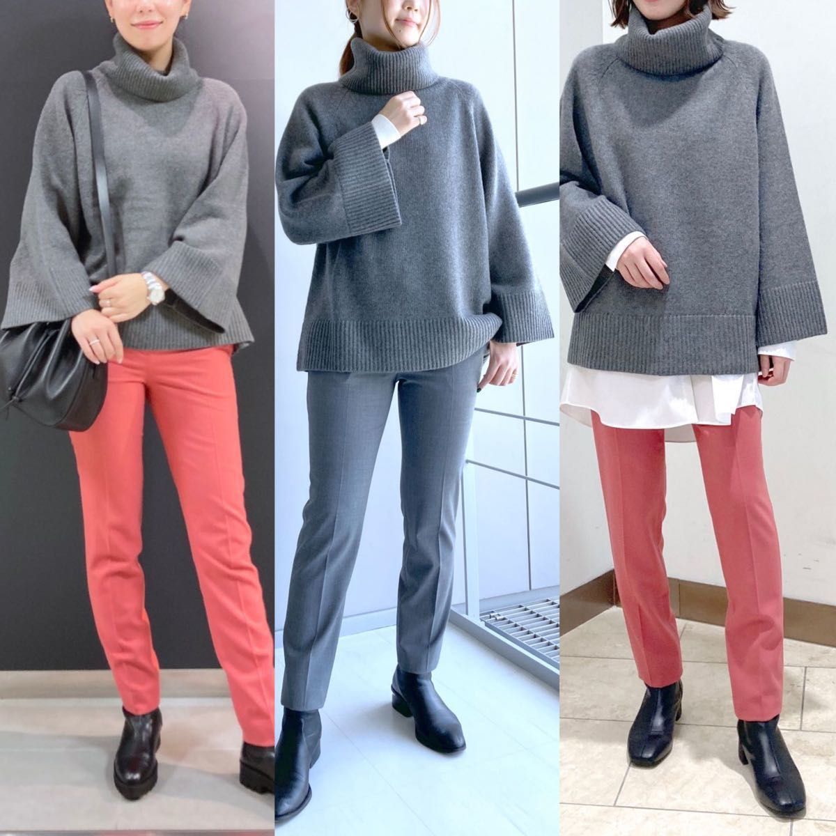 ニット/セーター Theory 21AW 完売 ケープ風 プルオーバー ニット