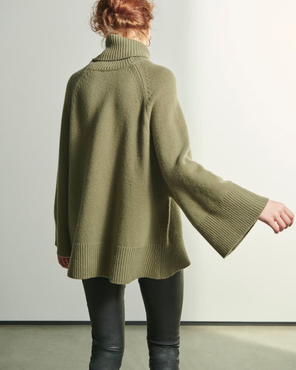 PayPayフリマ|Theory 21AW 完売 ケープ風 プルオーバー ニット