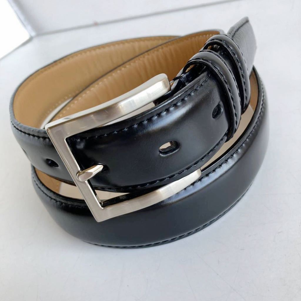 Paul smith オイルシェルコードバン ベルト ポールスミスコレクション 高級 ビジネス フォーマル 馬革 レザー Lサイズ 84㎝