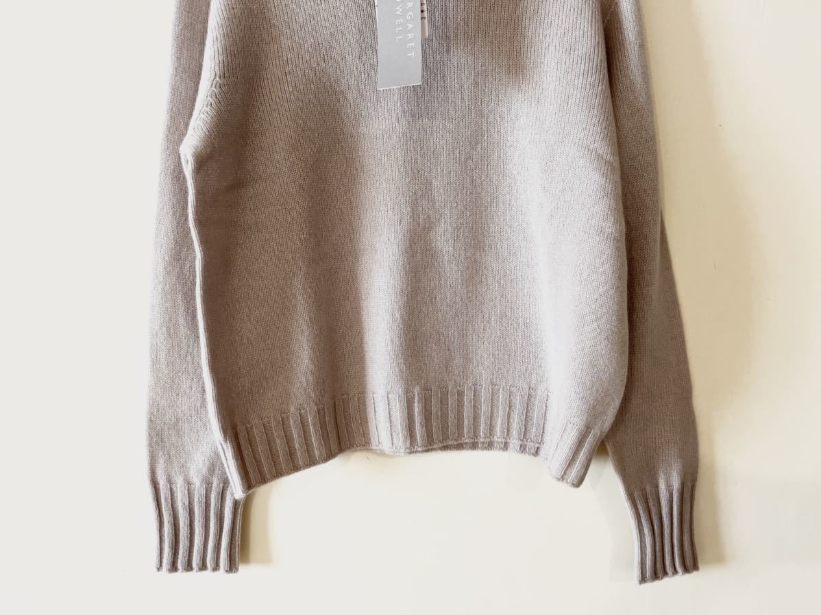 新品タグ付 MARGARET HOWELL マーガレットハウエル ウールカシミヤ