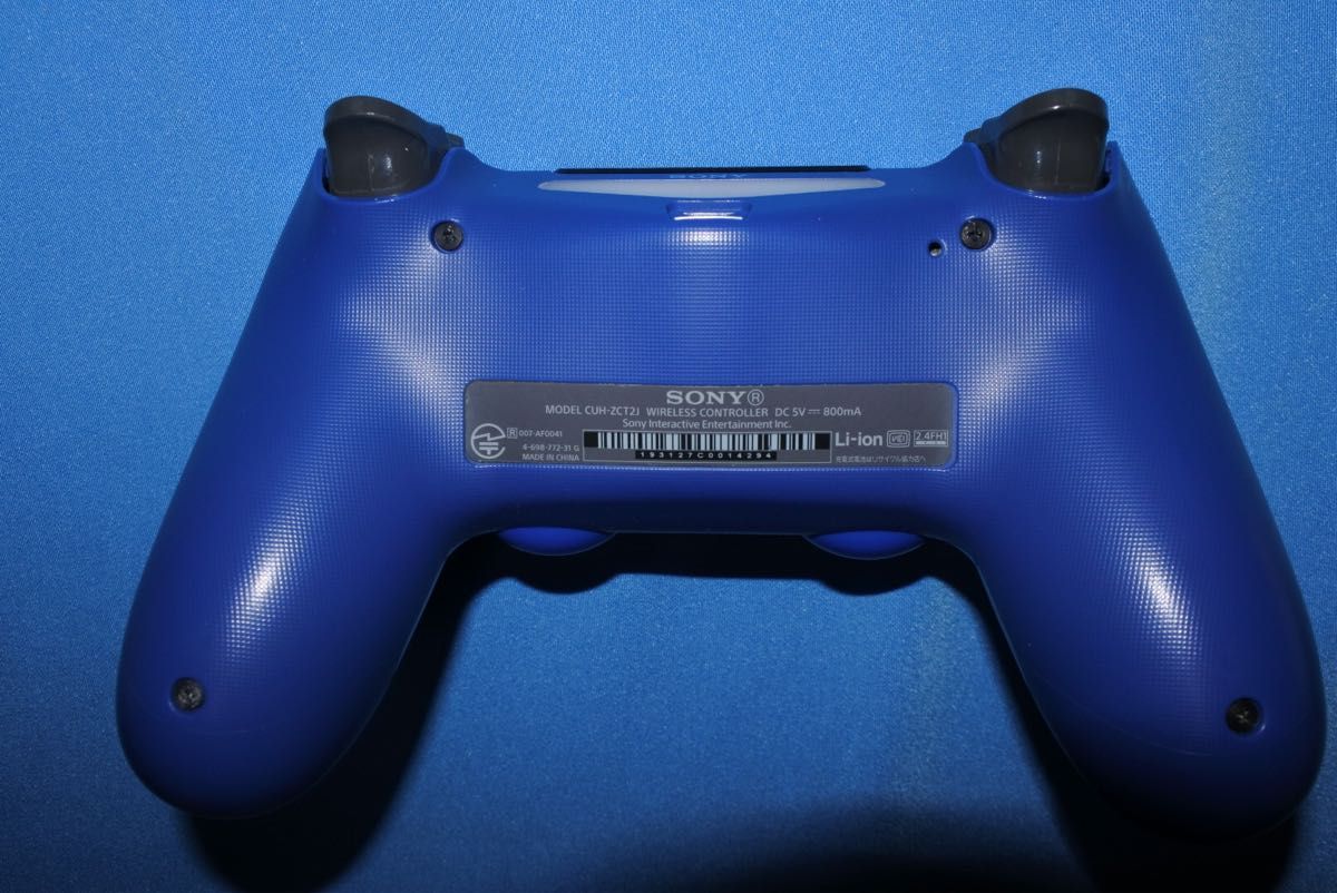 SONY PS4コントローラー デュアルショック4 DUALSHOCK4 ワイヤレスコントローラー ホワイト ブルー２個