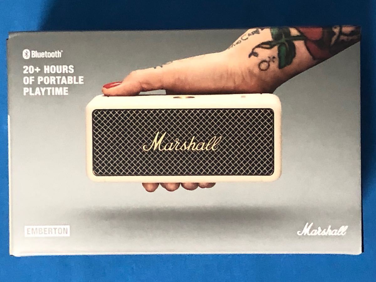 Marshall マーシャル EMBERTON スピーカー Bluetooth5.0対応 軽量700g  《国内正規品》