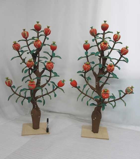 品質が完璧 【特別販売品】木製 ザクロ常花 一対 花立は別売り 彩色(水上高さ約92センチ)長期在庫品のため特価価格 管理番号「4006」 仏具一般 品質が完璧 【特別販売品】木製 ザクロ常花 一対 花立は別売り 彩色(水上高さ約92センチ)長期在庫品のため特価価格 管理番号「4006」 仏具一般