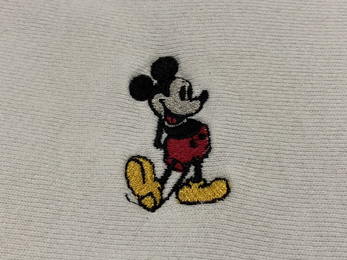 90\'s Disney Wear Mickey Mouse one отметка вышивка тренировочный футболка S размер Rebirth we b модель Vintage б/у одежда Champion 