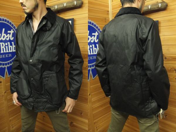 バブアー正規店 ビデイル新品ジャケット SL=スリムフィット型[BK=黒