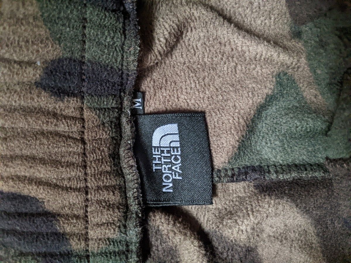 ザ　ノースフェイス　迷彩　カモフラ　フリース　ウエア　ボトムス　セットアップ　上下　セット　Mサイズ　THE NORTH FACE