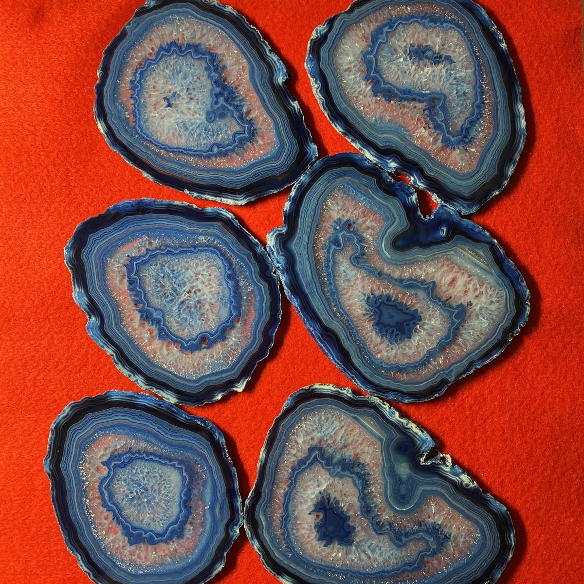 H Stern#高級品コースター6枚セット AGATE COASTER アゲート | www