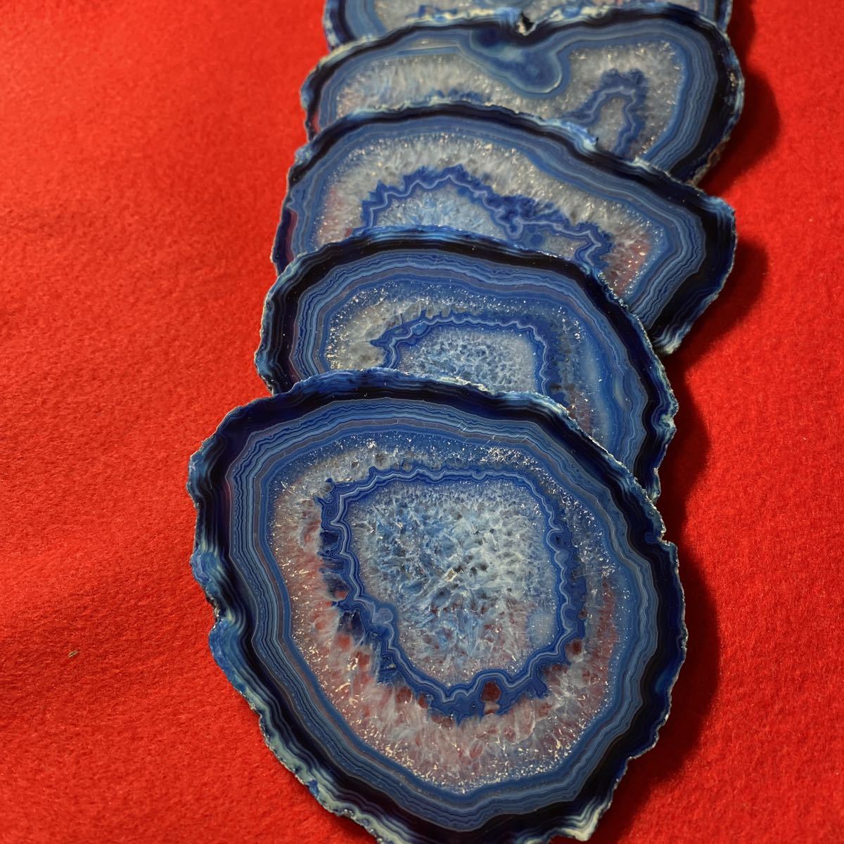 H Stern#高級品コースター6枚セット AGATE COASTER アゲート | www