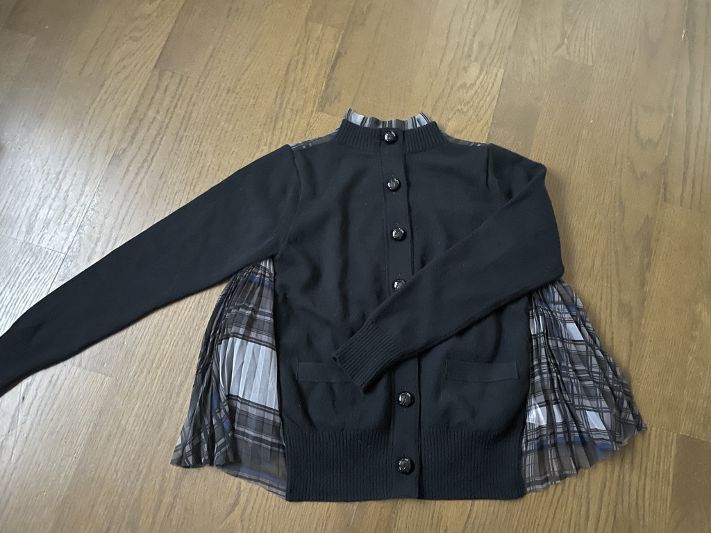 sacai】プリーツカーディガン【サイズ1】 セールがオープンす