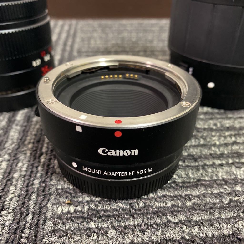 カメラ レンズ(ズーム) Canon EOS kiss M ＋ レンズ6本セット + EF-EOS Mマウントアダプター