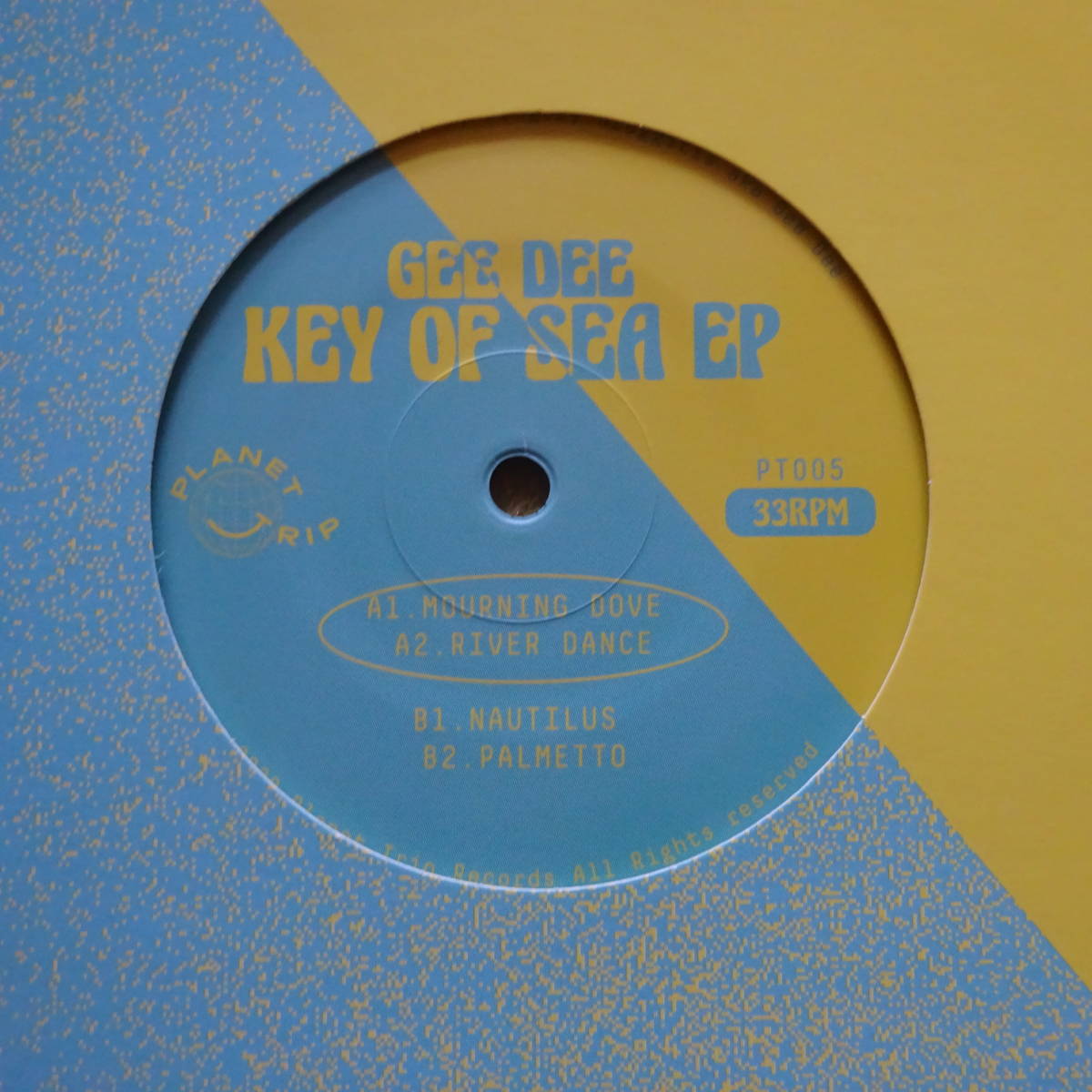 GEE DEE (GREG D) - KEY OF SEA EP * Planet Trip 盤 限定300枚 12inch バレアリック Benedek_画像2