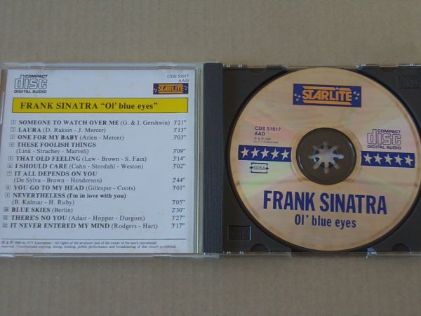E5020　即決　CD　フランク・シナトラ FRANK SINATRA『OL’ BLUE EYES』　輸入盤_画像2
