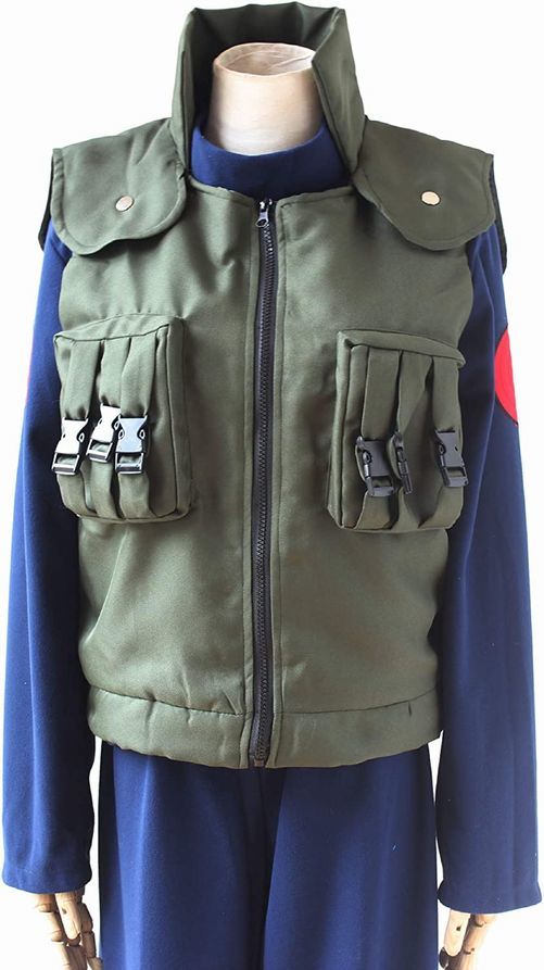 ◆新品◆ナルト 風 はたけカカシ コスチューム コスプレ衣装 3点セット♪サイズS～XXL CC0330_画像3