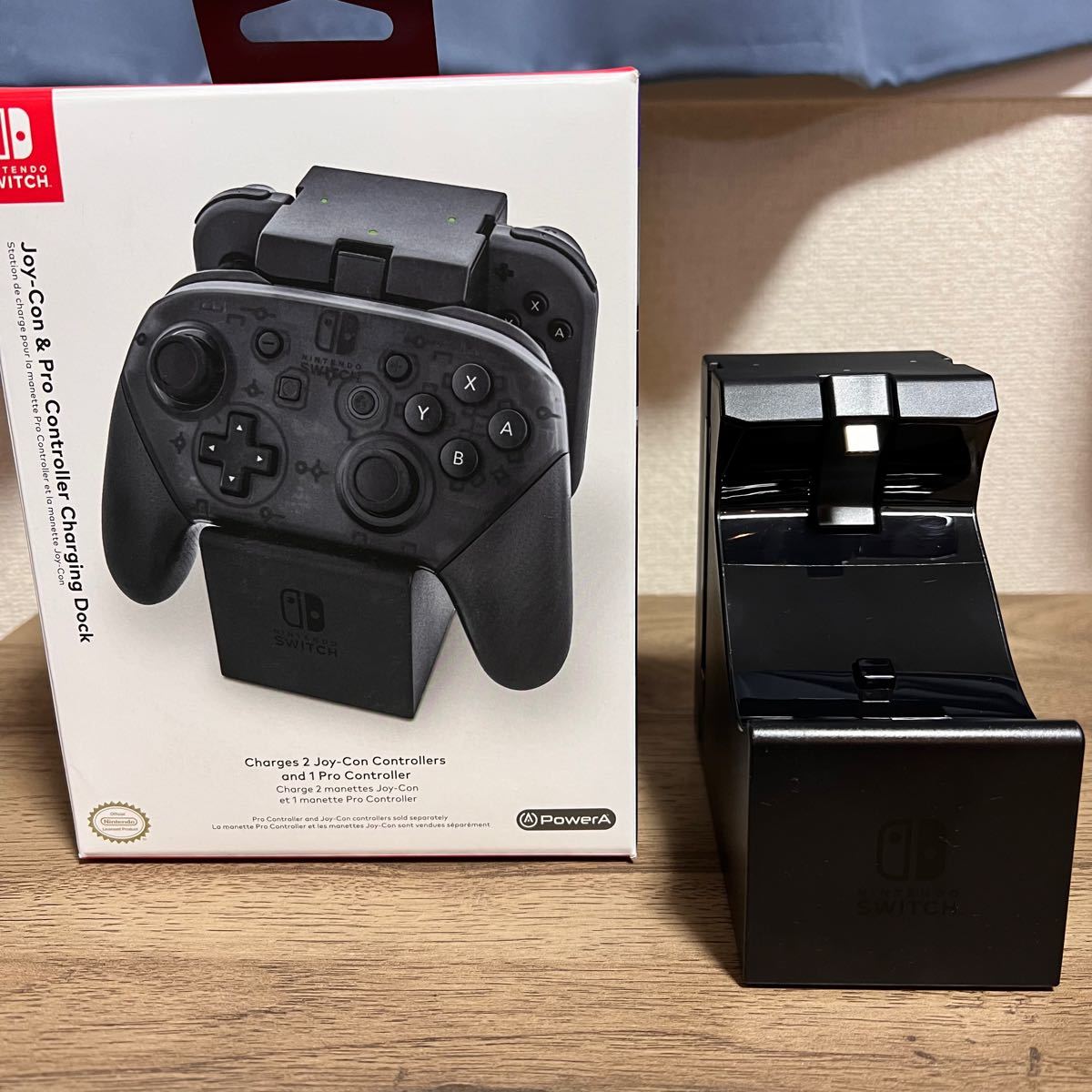 Switch プロコン 純正 充電ドック セット