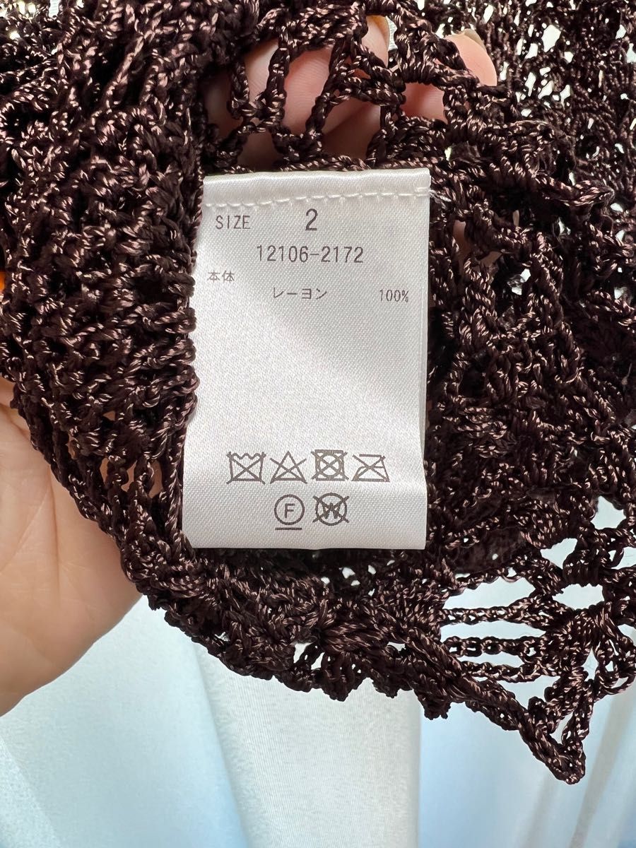 CLANE CROCHET V NECK LONG KNIT TOPS クラネ クロシェ ニット|PayPay
