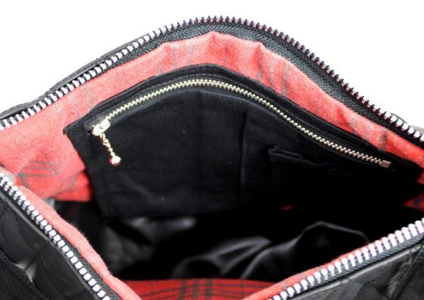 SCHOTT(ショット) PADDED BANANA BAG(パッデッド バナナ バッグ) BLACK ブラック_SCHOTT(ショット)