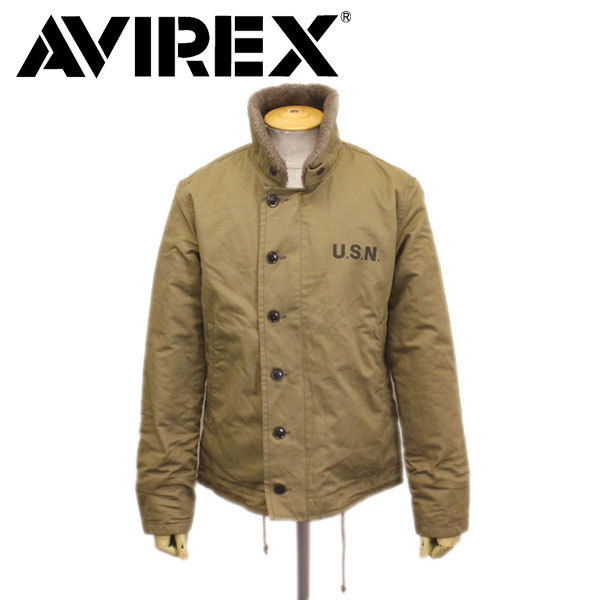 AVIREX (アヴィレックス) 6182174 N-1 PLANE プレーン デッキジャケット 783-9952001 53KHAKI-2XL