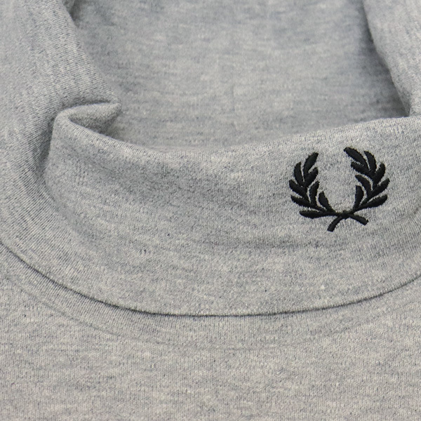 FRED PERRY (フレッドペリー) M1643 Roll Neck Top ロール ネック トップ FP502 420STEELMARL L_FREDPERRY