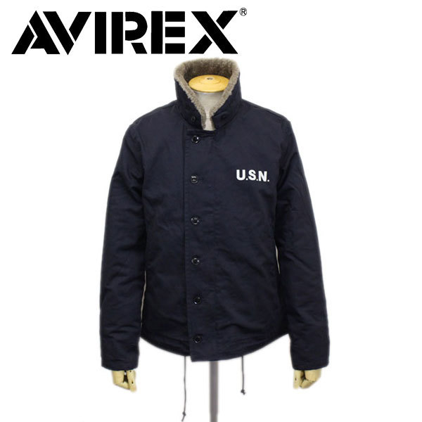 AVIREX (アヴィレックス) 6182174 N-1 PLANE プレーン デッキジャケット 783-9952001 87NAVY-M