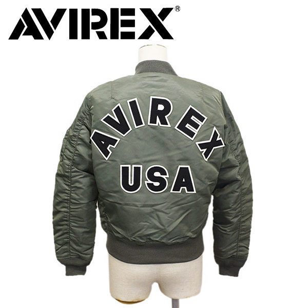 AVIREX ( Avirex ) 6202051 L-MA-1 COMMERCIAL LOGO M A-one коммерческий Logo женский "куртка пилота" 783-0959002 73