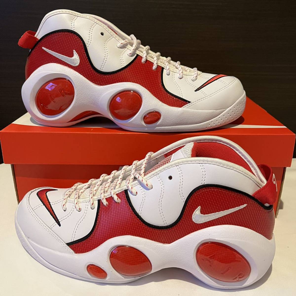 ナイキ ズームフライト 95 レッド 27.5センチ zoom flight nike jordan