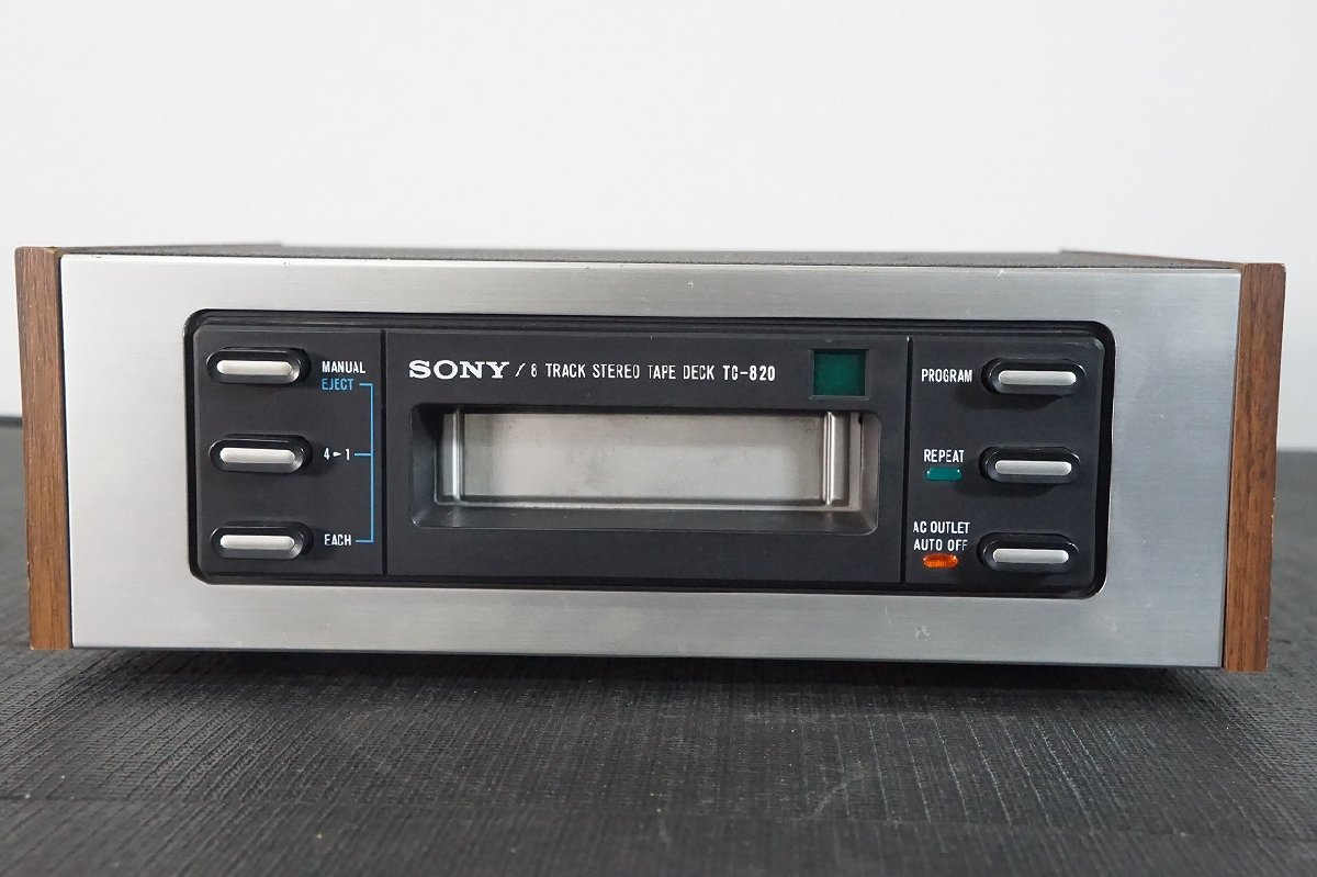 SONY8トラックテープデッキT Cー820-