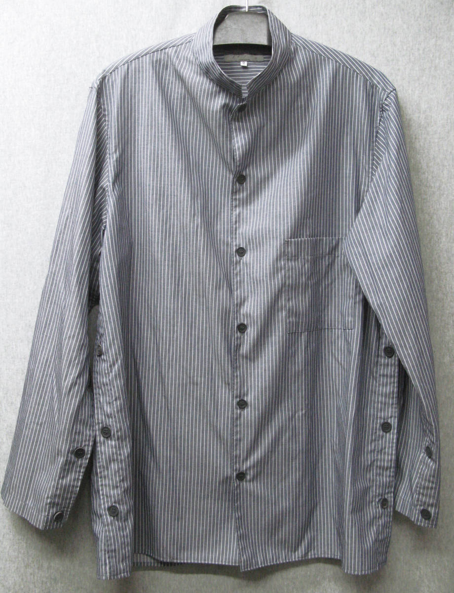  Yohji Yamamoto pool Homme : multiple button stripe shirt 2 ( wise for men Yohji Yamamoto pour HOMME Button Striped Shirt 2