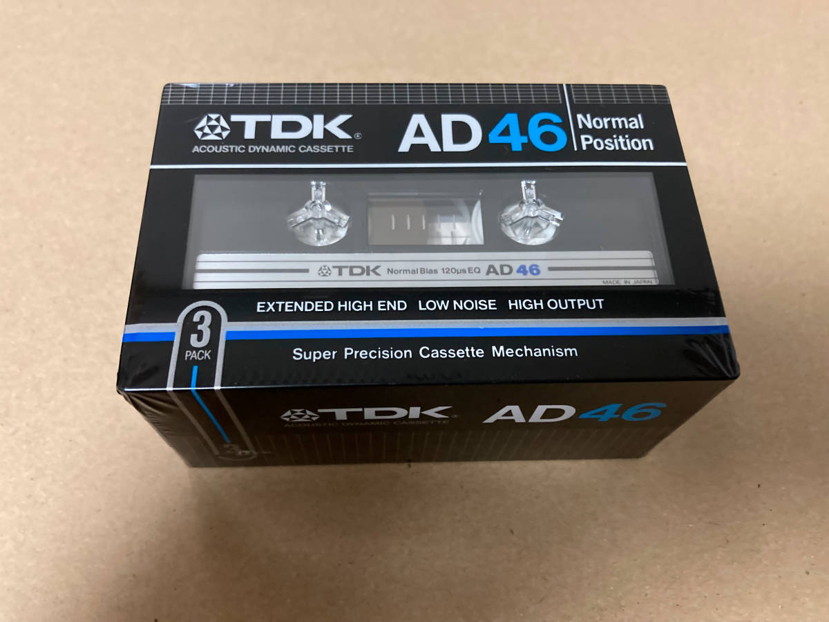 カセットテープ TDK AD 3本 00307-4_画像1