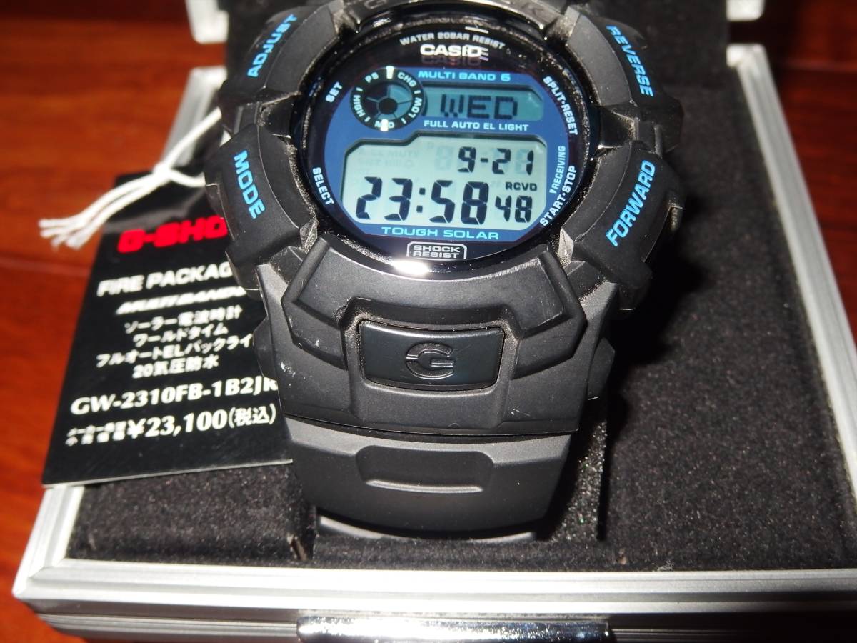 G-SHOCK ファイアー・パッケージ 2021 限定モデル GW-2310FB-1B2JR 電波ソーラー 腕時計