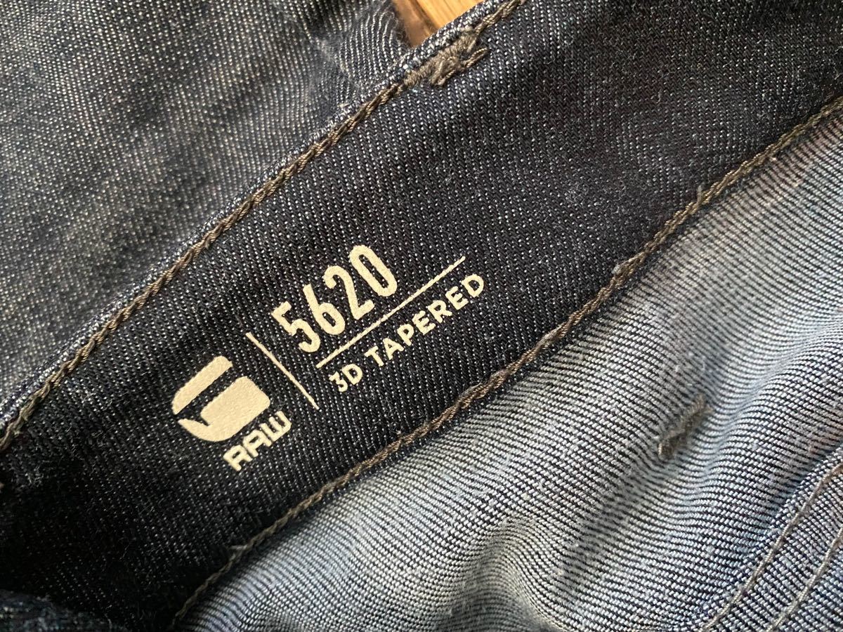 G-STAR RAW ジースターロウ デニムパンツ　メンズus30/30ジーンズ平置き股下70cm ウエスト40cm 股上26cm