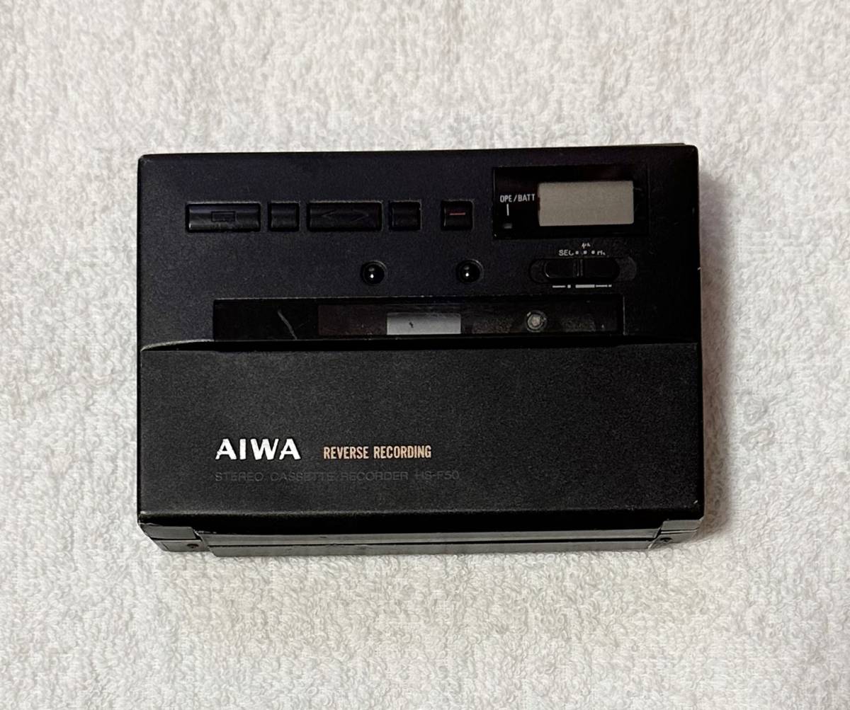 AIWA ステレオカセットレコーダー HS-F50 動作未確認 現状品