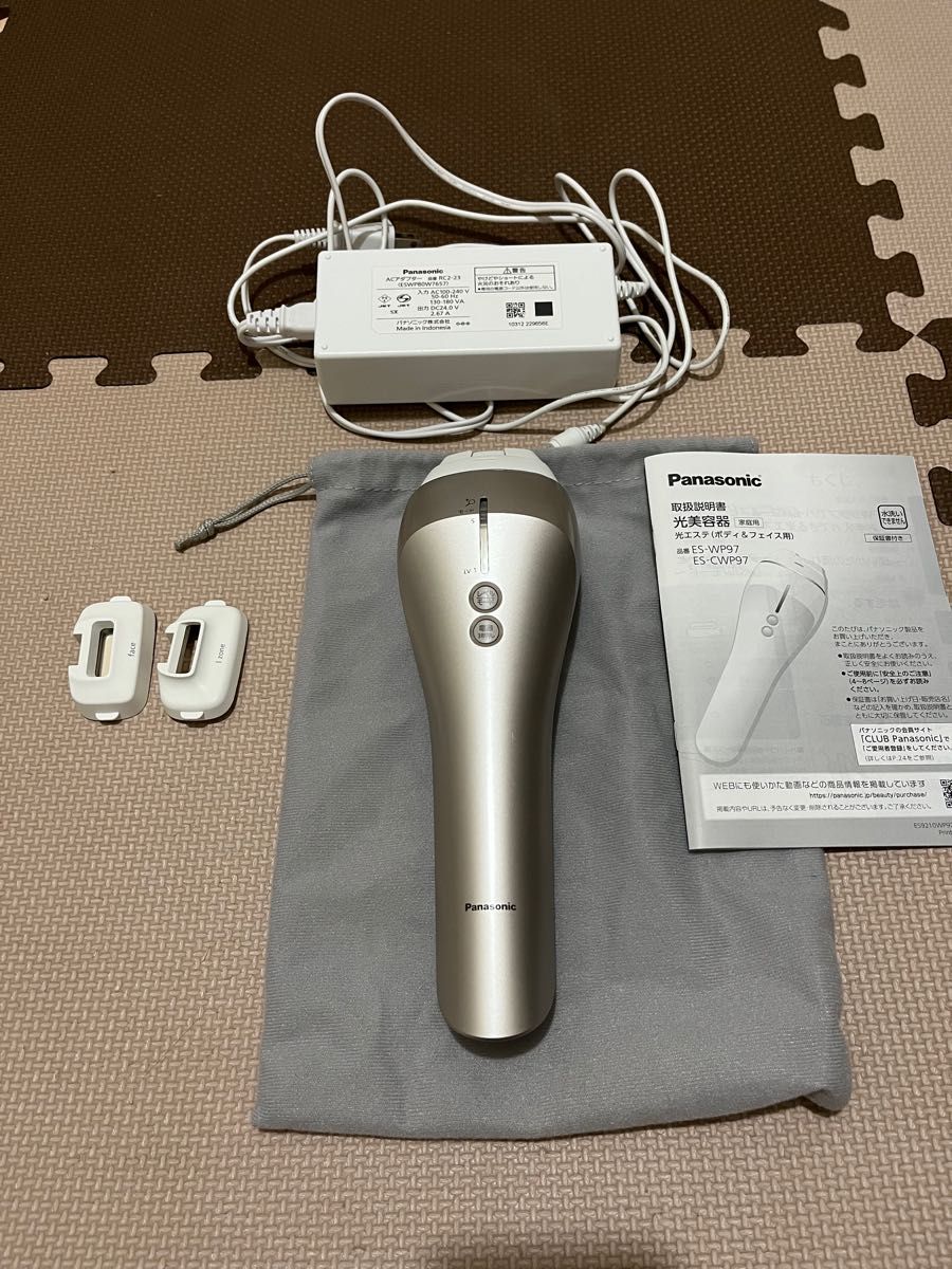 値下げ Panasonic パナソニック 家庭用 脱毛器 光エステ ゴールド 美容