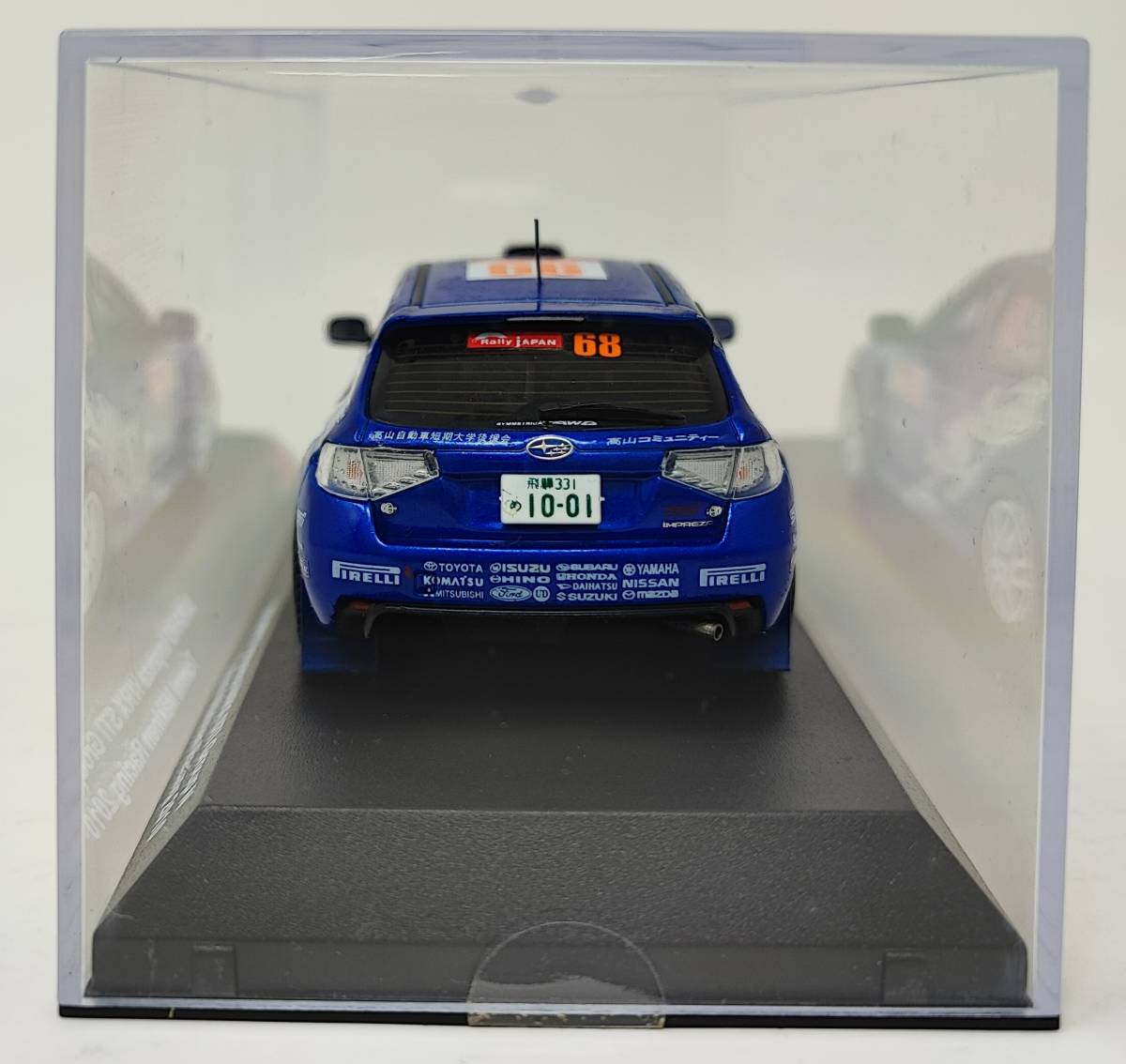 ★1/43 KYOSHO SUBARU IMPREZA WRX STI GROUP N TOMMI MAKINEN RACING 2010 #68 RALLY JAPAN 京商 スバル インプレッサ ラリージャパン★_画像4