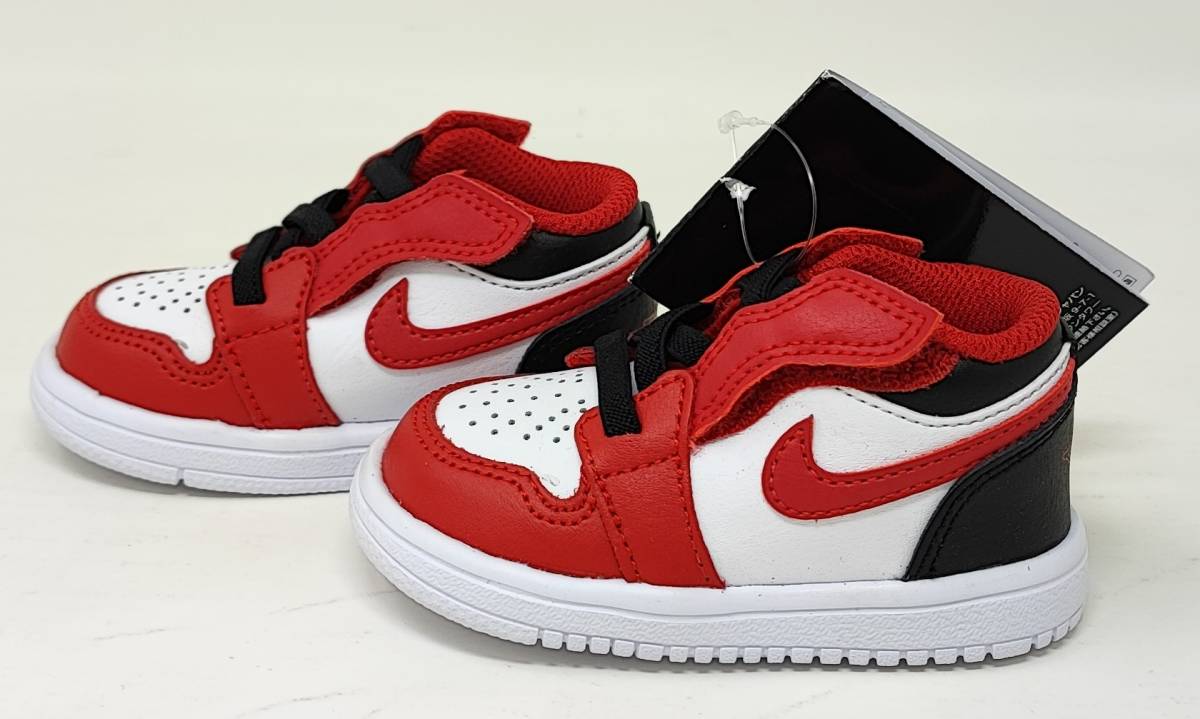 ★NIKE JORDAN 1 LOW ALT(TD) BULLS WHITE/GYM RED-BLACK ナイキ ジョーダン1 ロー ブルズ 白/赤 10cm CI3436 163★_画像2