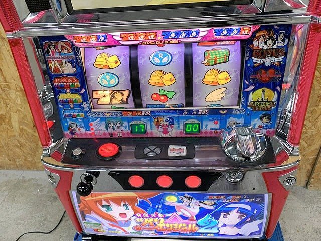 本州送料込み】ツインエンジェル3 パチスロ 実機 コイン不要機-